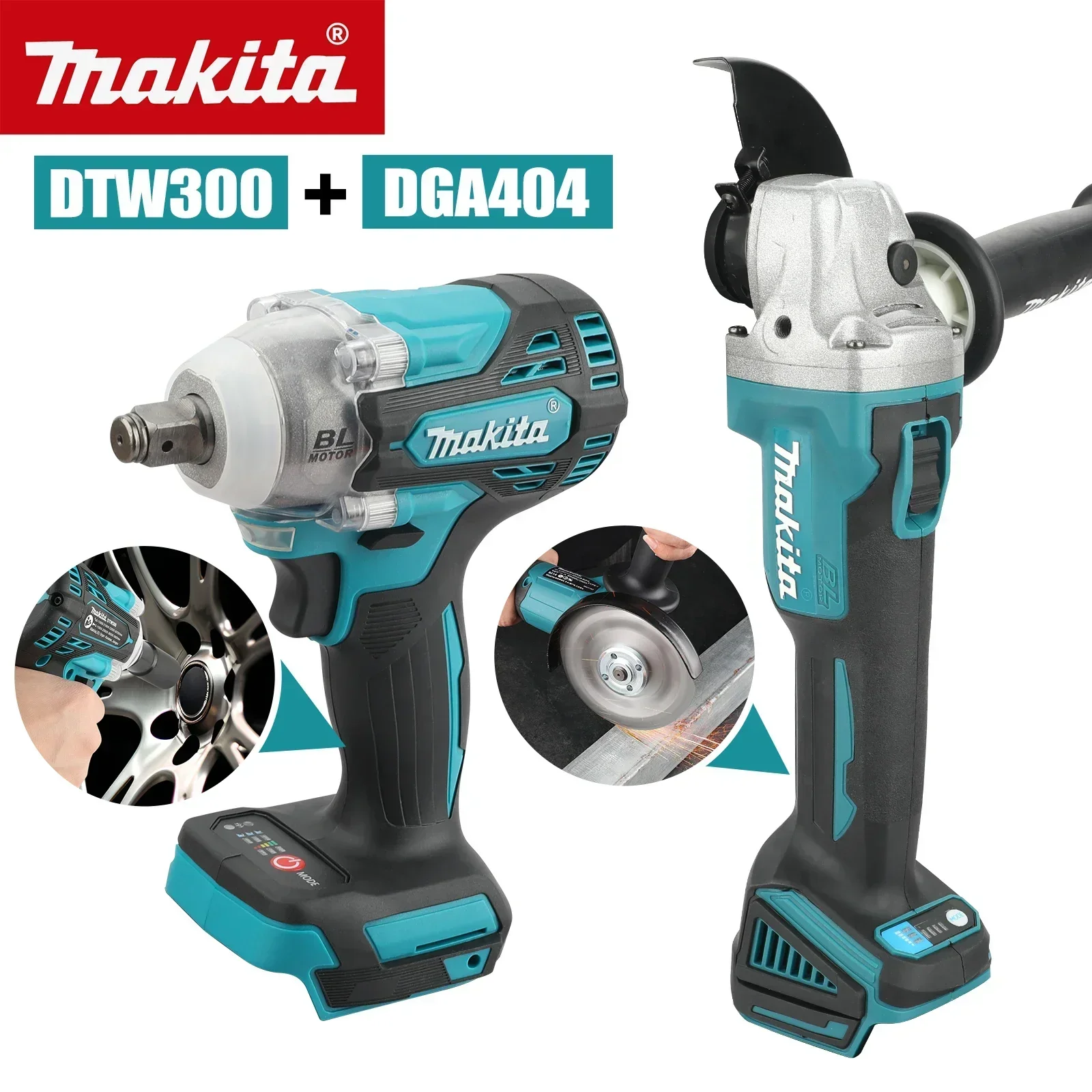 Makita Drill Dtw300 - Per Makita DTW300 o DGA404 Combo: