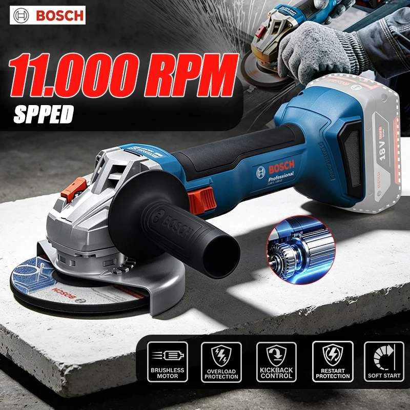Power Tools Professional - Smerigliatrice Angolare a Batteria BOSCH GWS