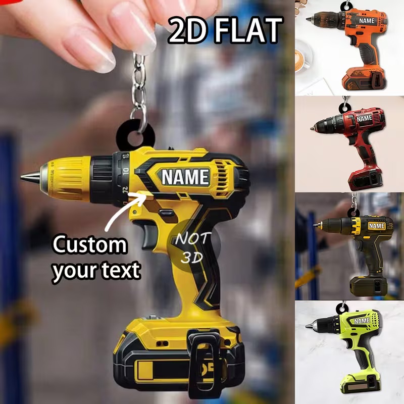 Portachiavi con Trapano Elettr - Power Tools With Names recensione e prezzo