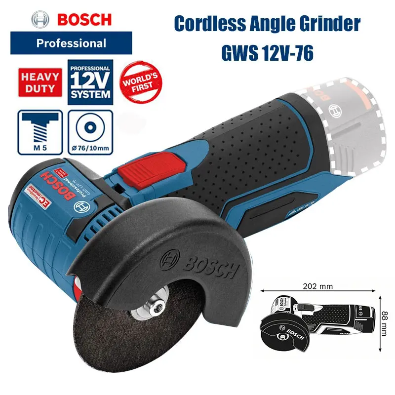 Bosch GWS 12V-76 Professional  - Power Tools Professional recensione e prezzo